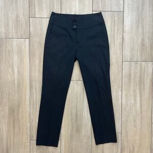 Cabi Black Stretch Pants Womens 4 Straight Leg Career Work Trousers